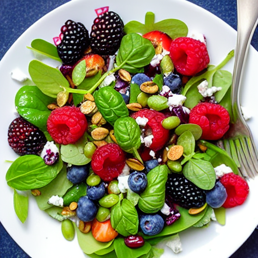 Herb and Berry Salad