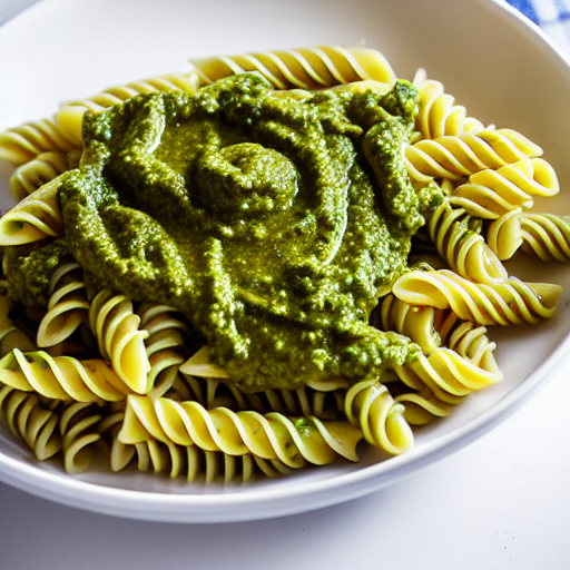 Pasta con Pesto Vegano