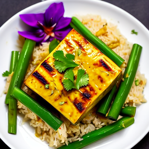 Baked Lemongrass Tofu