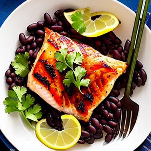 Baked Fish with Black Bean Sauce
