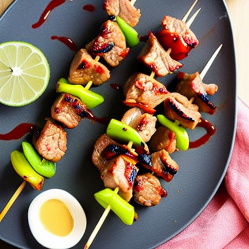 Keto Thai Pork Skewers