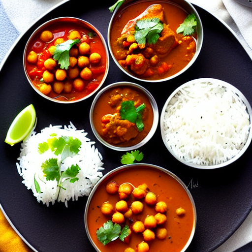 Chana Masala Thali