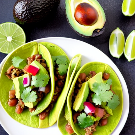 Baked Avocado Tacos