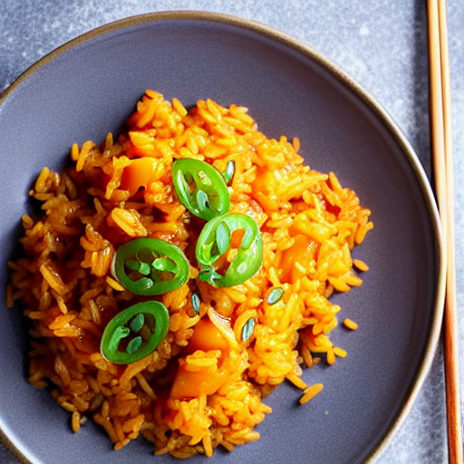 Korean Pumpkin Rice