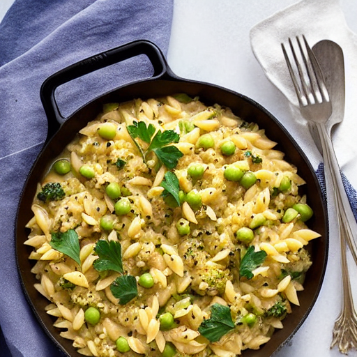 Cauliflower Orzo