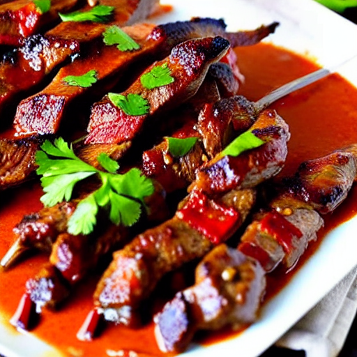 Barbecued Antelope
