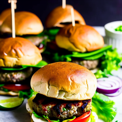 Spiced Lamb Burger