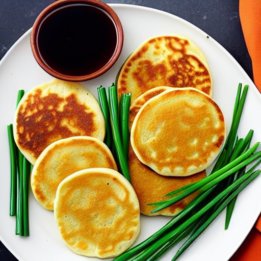 Savory Chive Pancakes