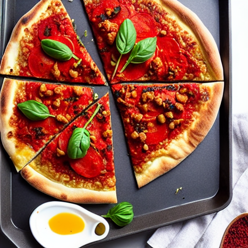 Moroccan Eggplant Pizza