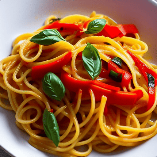 Pasta con Pimientos