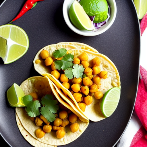 Spicy Chickpea Tacos