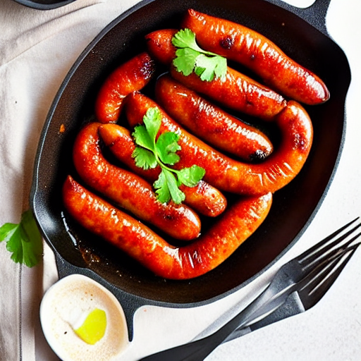 Linguiça Acebolada