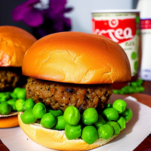 Hamburguesa de Chícharos