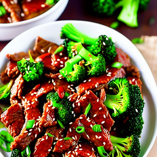 Sichuan Spicy Beef and Broccoli