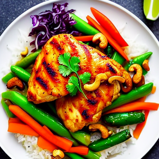 Spicy Chicken with Cashews