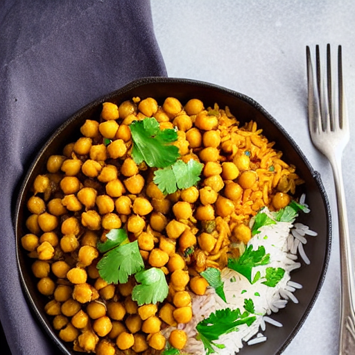Basmati Rice with Chickpeas