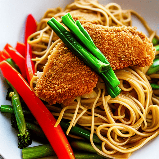 Crispy Chicken and Noodles