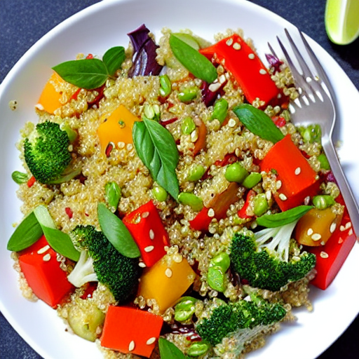 Warm Quinoa and Vegetable Salad