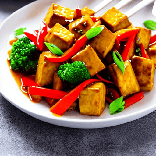Vegan Sweet and Sour Tofu