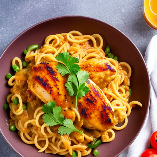 Macarrão com Frango