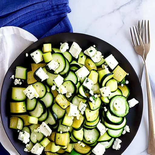 Zucchini and Feta Salad