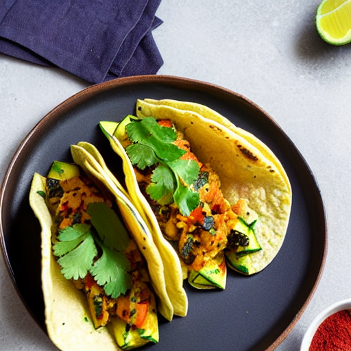 Baked Zucchini Tacos