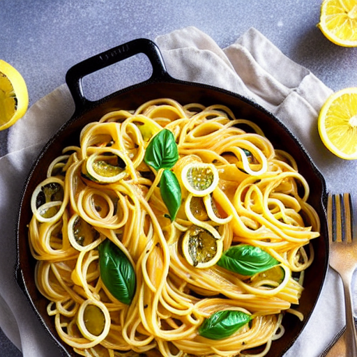 Pasta with Preserved Lemons