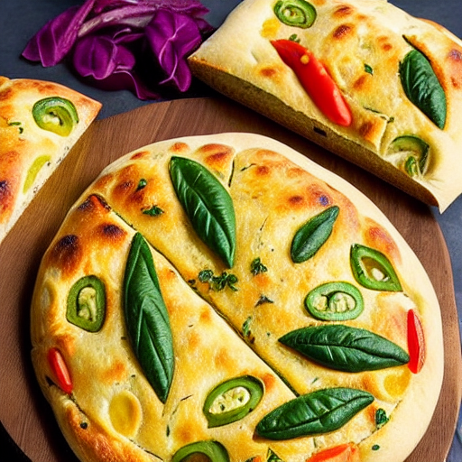 Savory Vegetable Focaccia