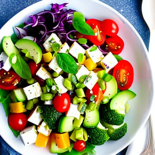 Vegan Feta Salad