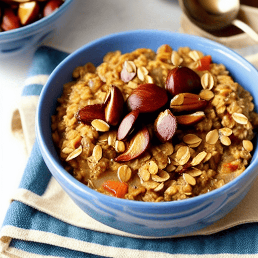 Roasted Chestnut Oatmeal