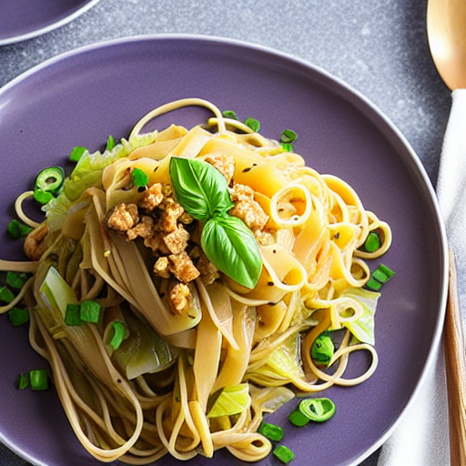Vegan Cabbage Noodles