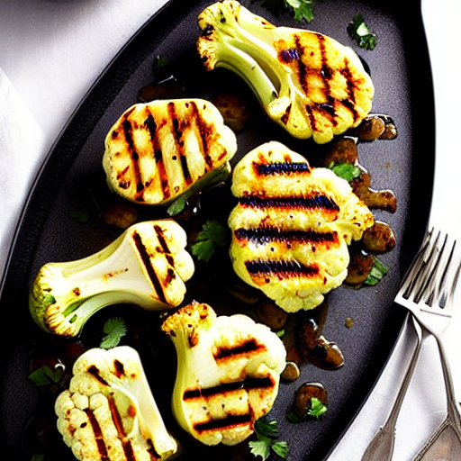Grilled Cauliflower Steaks