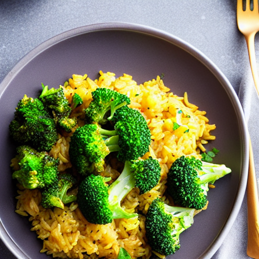 Arroz com Brócolis
