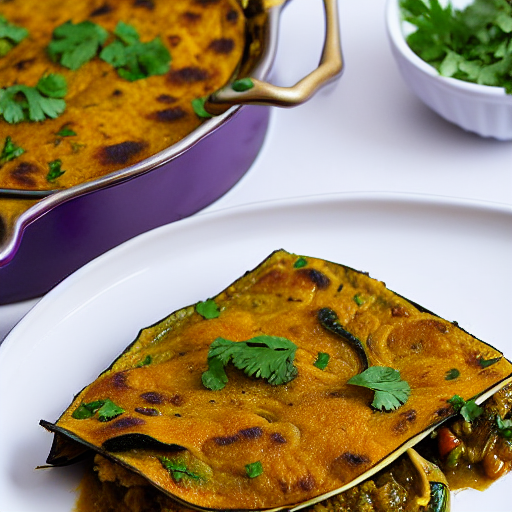 Eggplant Bharta Bake