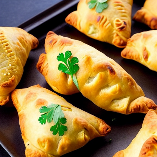 Baked Thai Curry Puffs