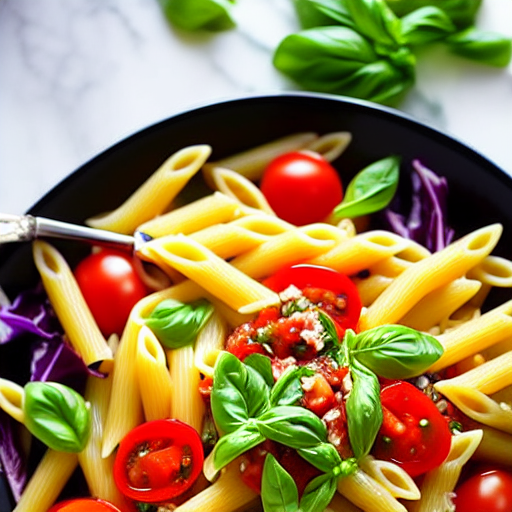 Pasta con Salsa di Insalata