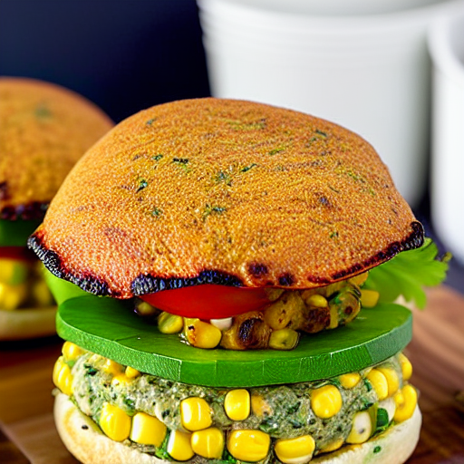 Zucchini Corn Burger