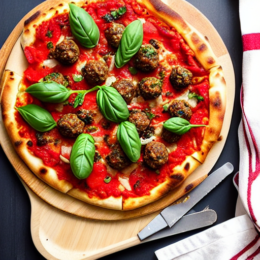Keto Keftedes Pizza