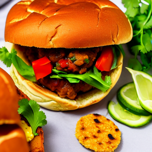 Pav Bhaji Burger