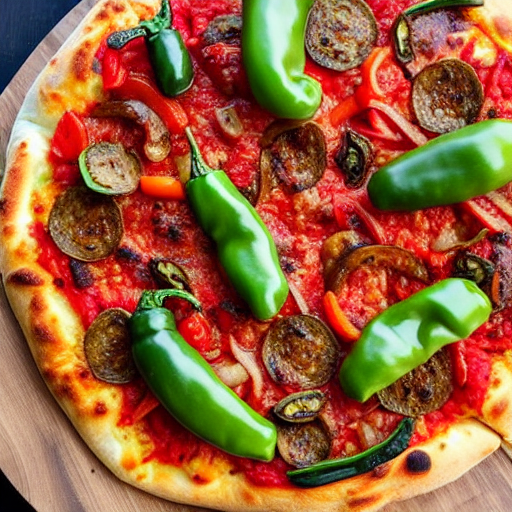 Pizzas de Chiles Rellenos