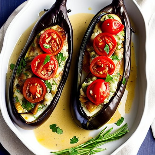 Stuffed Eggplant Provençal