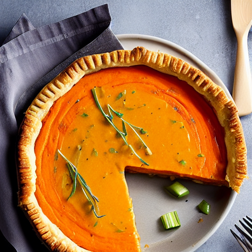 Sweet Potato and Leek Pie