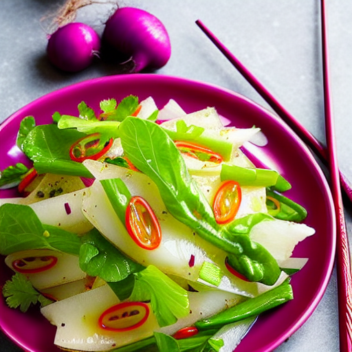 Korean Turnip Salad