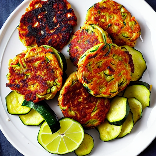 Spicy Zucchini Fritters