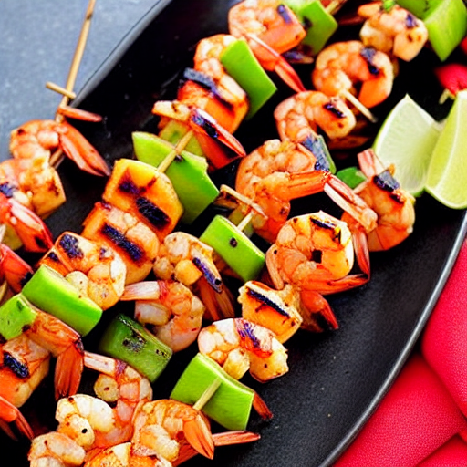 Spicy Shrimp Skewers