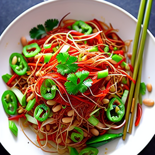 Korean Spicy Bean Sprout Salad
