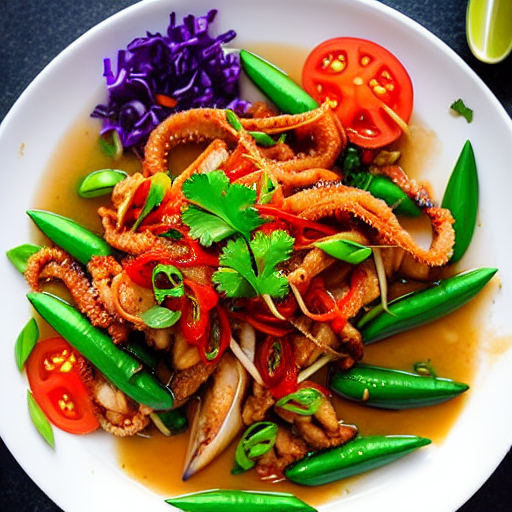 Mực Xào Cà Chua