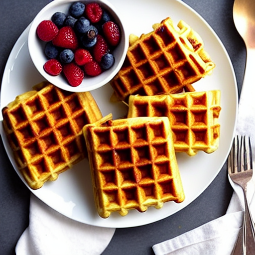 Cinnamon Roll Waffles