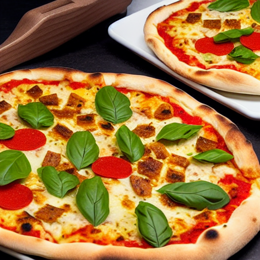 Pizza de Frango com Requeijão