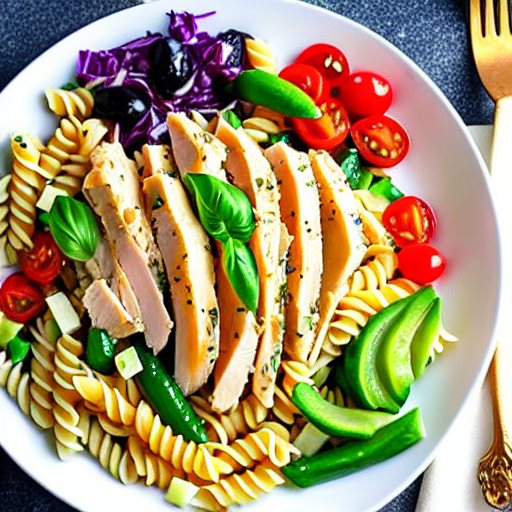 Pasta Salad with Chicken